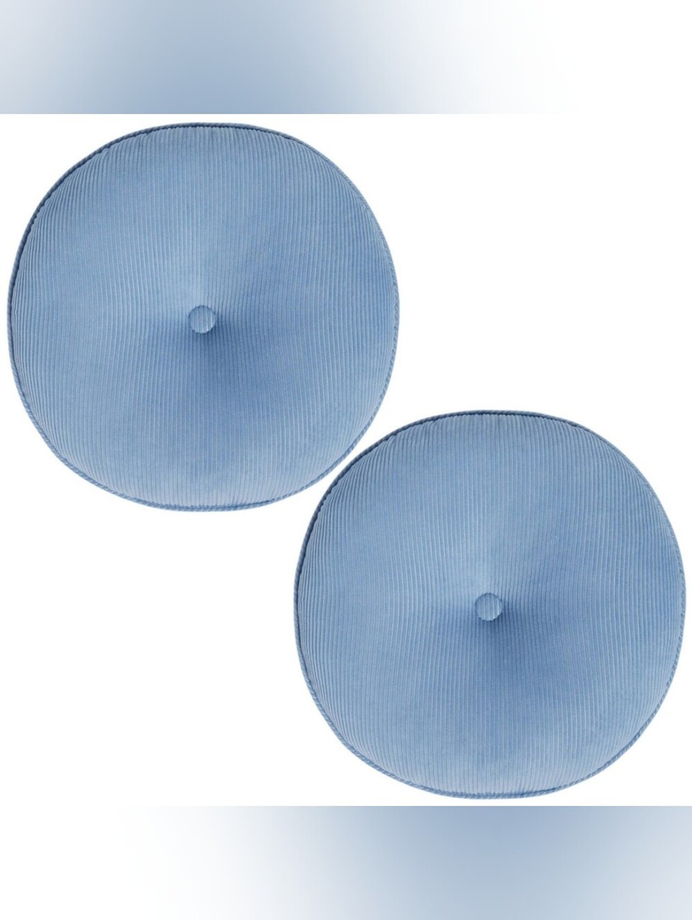 NIP | Set Of 2 Room Essentials 16" Round Corduroy Throw Pillows